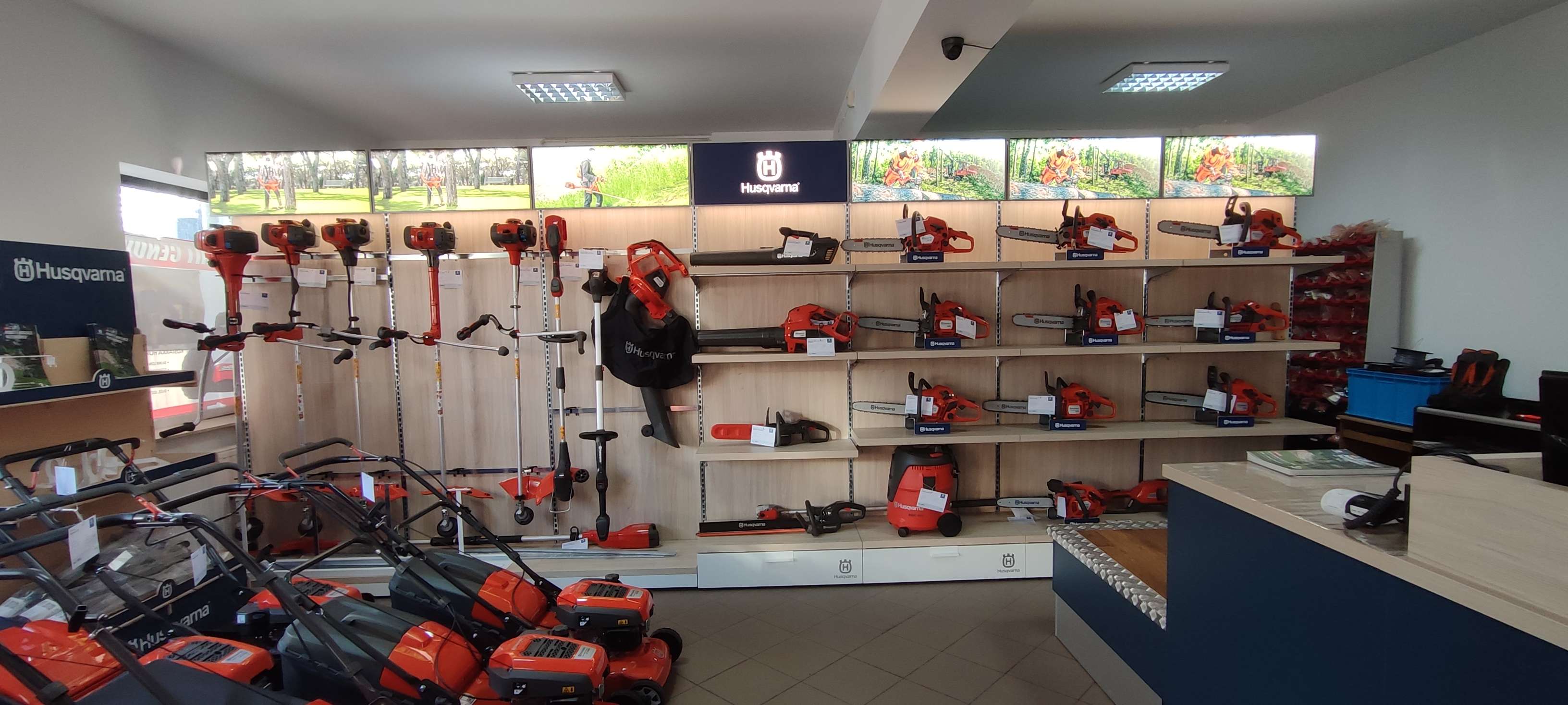 Salon Husqvarna - ekspozycja