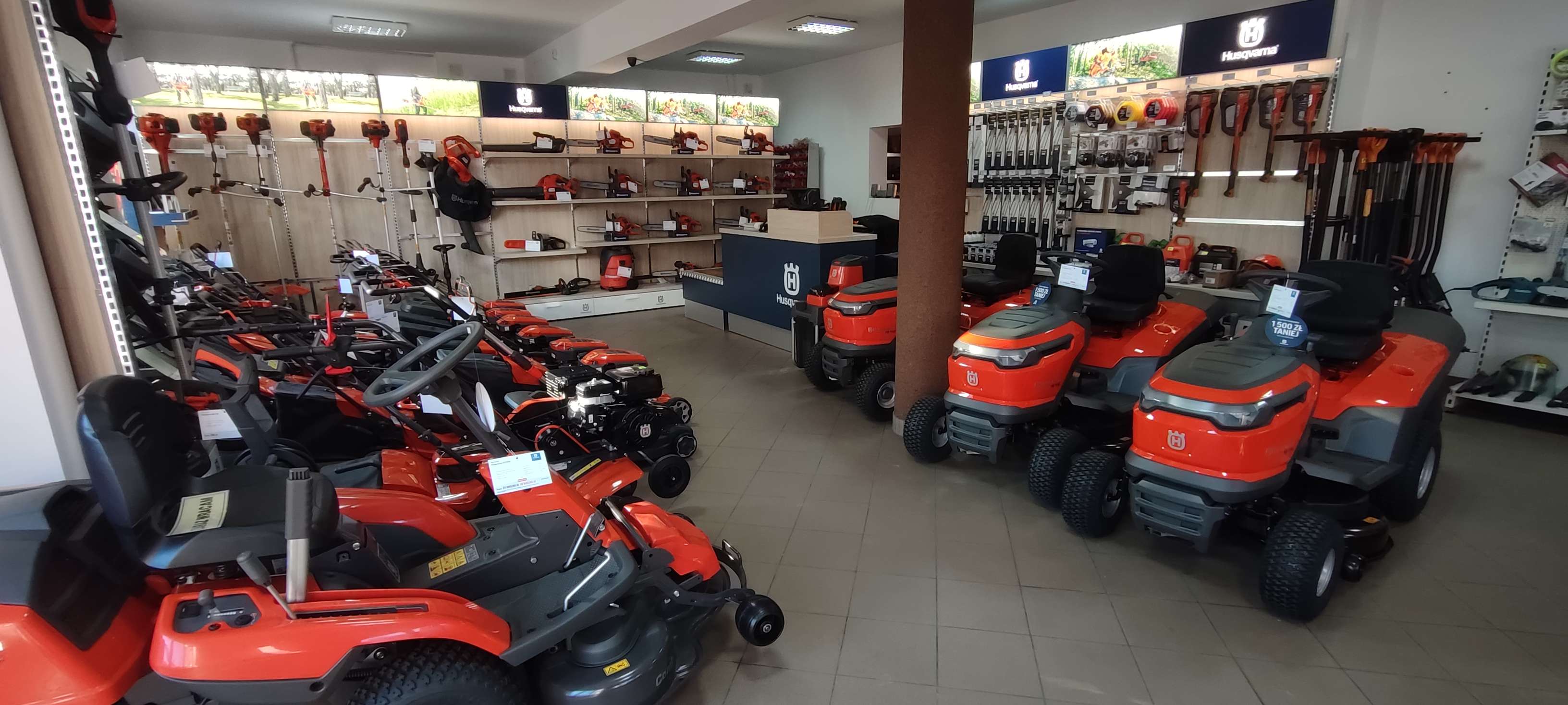 Salon Husqvarna - ekspozycja