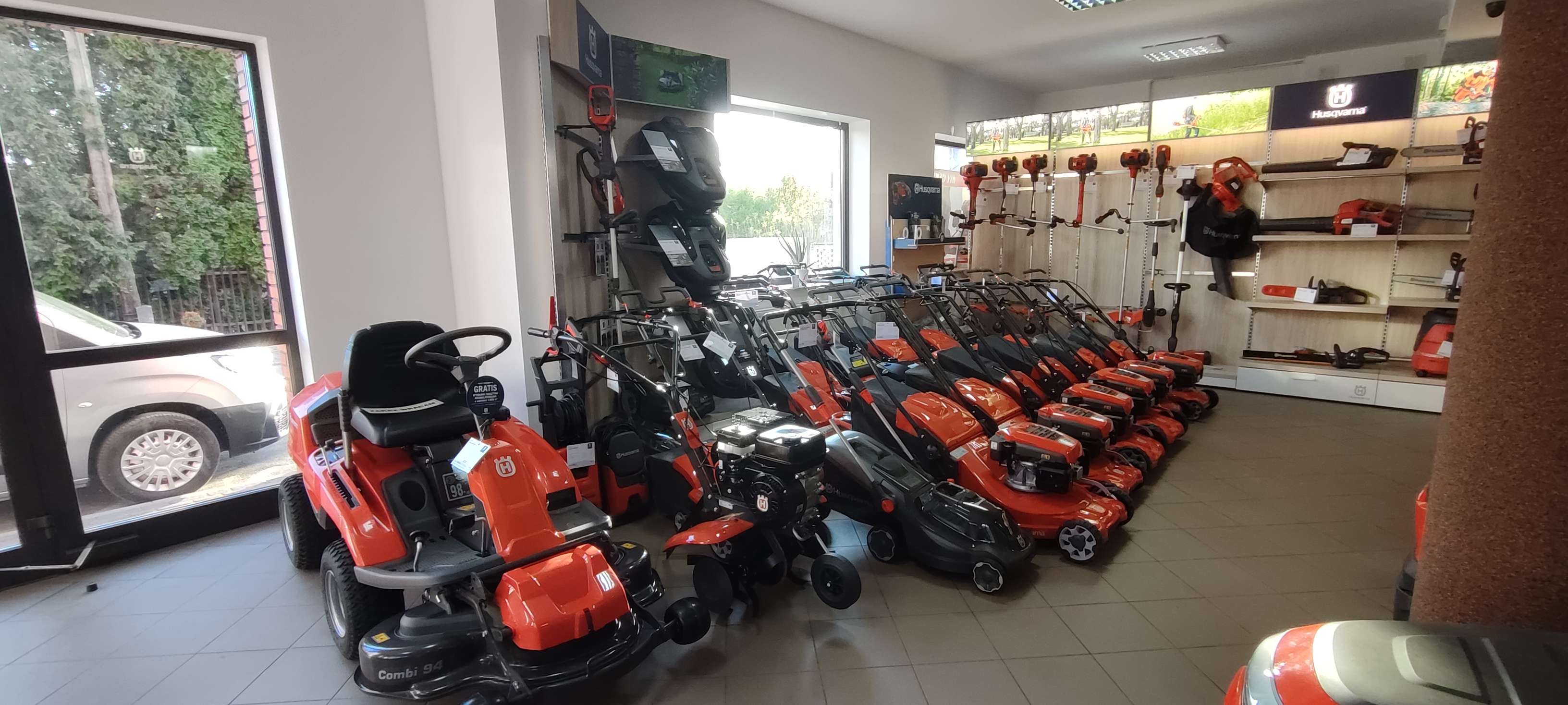 Salon Husqvarna - ekspozycja
